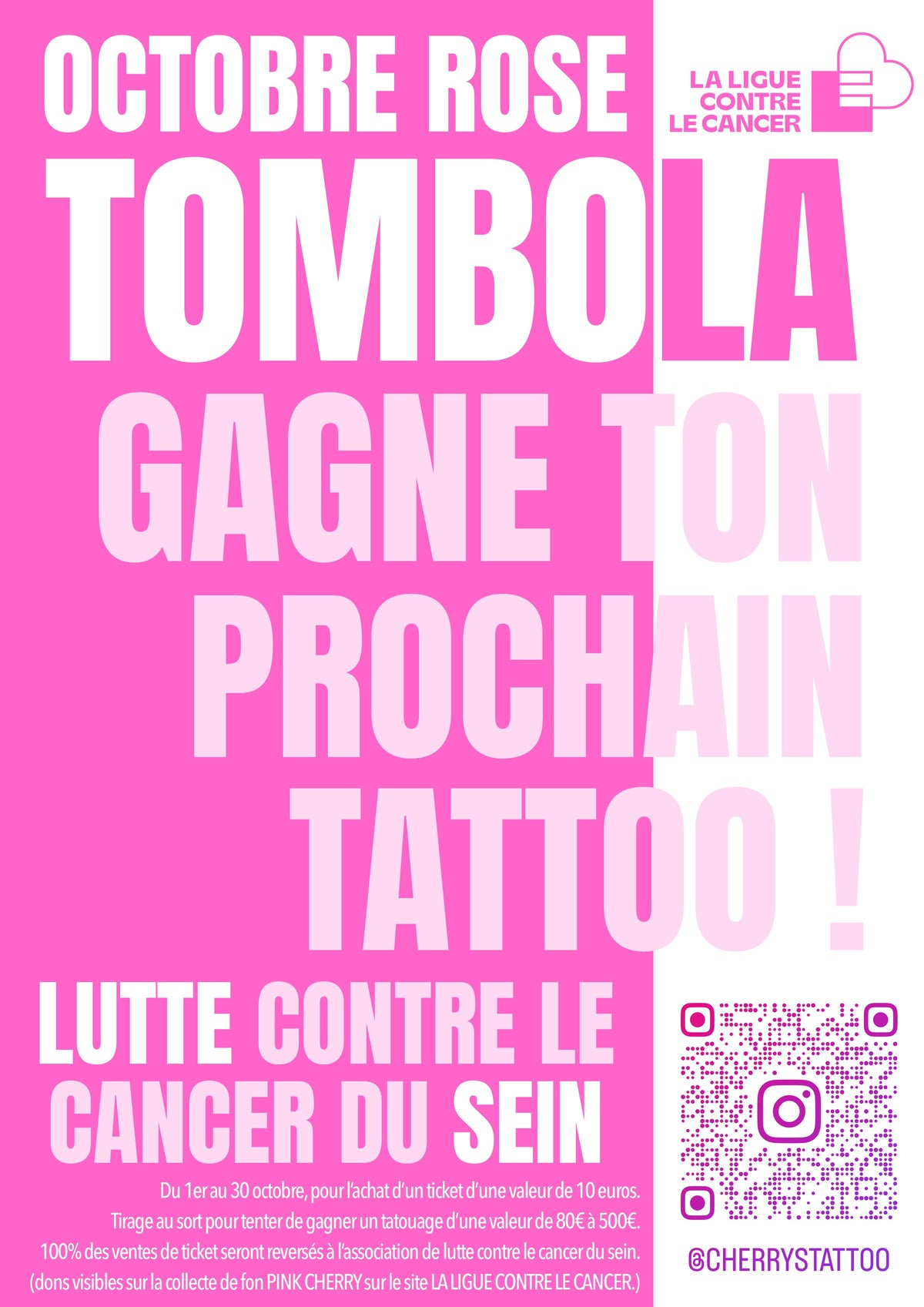 TICKET TOMBOLA ROSE