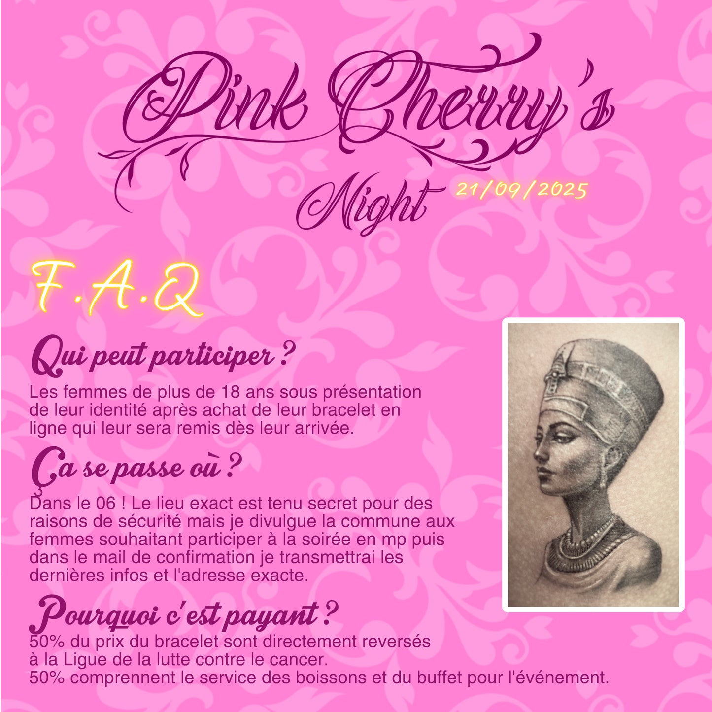 BRACELET PINK CHERRY’s NIGHT 💞