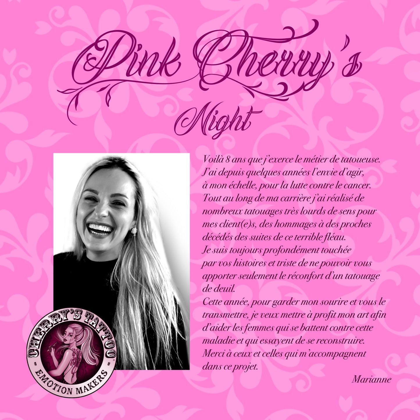 BRACELET PINK CHERRY’s NIGHT 💞